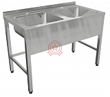 Ванна моечная цельнотянутая "Люкс" ВМЦЛ 1402/6 1400x600x860 фото